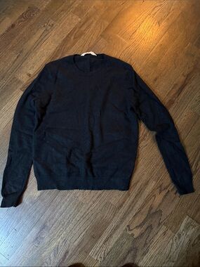 Everlane 100% Cashmere Black Crewneck Sweater